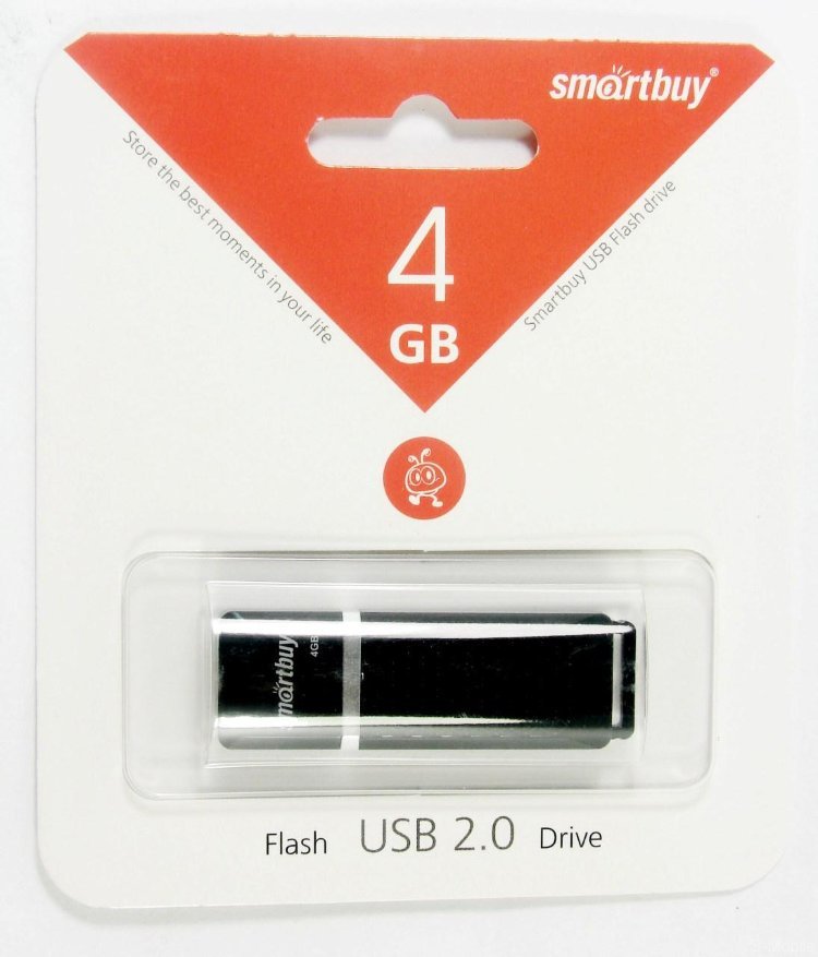 Флеш-накопитель USB  4GB  Smart Buy  Quartz 