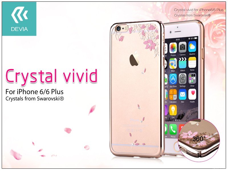 Накладка Devia Crystal vivid for iPhone 6S/6 Plus Акция -56% 