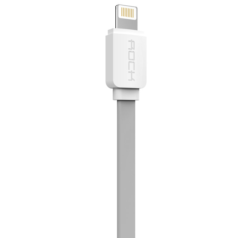 Кабель USB/Lightning Rock Flat Data Cable 