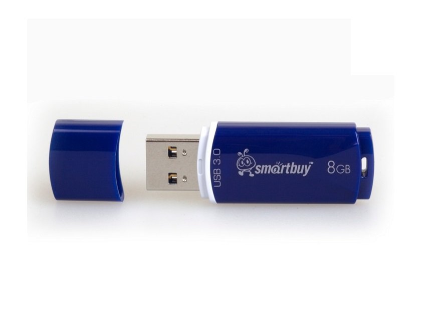 Флеш-накопитель USB  8GB  Smart Buy  Crown 
