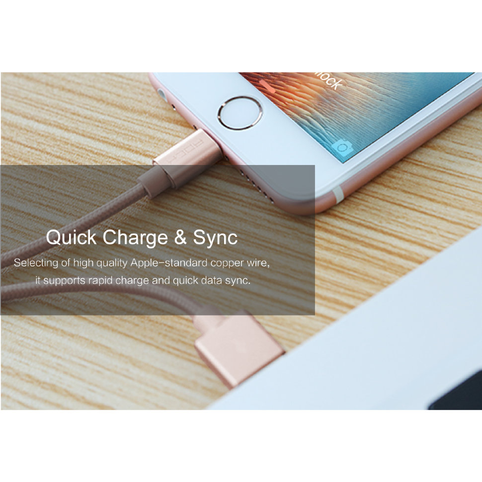 Кабель Metal Charge & Sync round cable 