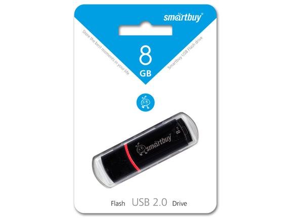 Флеш-накопитель USB  8GB  Smart Buy  Paean 