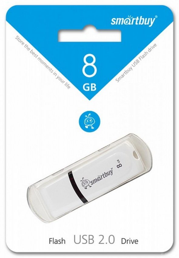 Флеш-накопитель USB  8GB  Smart Buy  Paean 