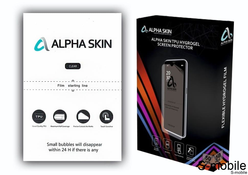 Пленка Гидрогелевая Alpha-Skin "Clear" 