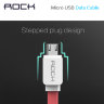 Кабель USB/Micro Rock Flat Data Cable 