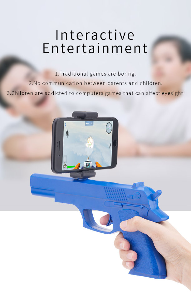 Игровой джойстик-пистолет для смартфонов ROCK AR Game Gun 