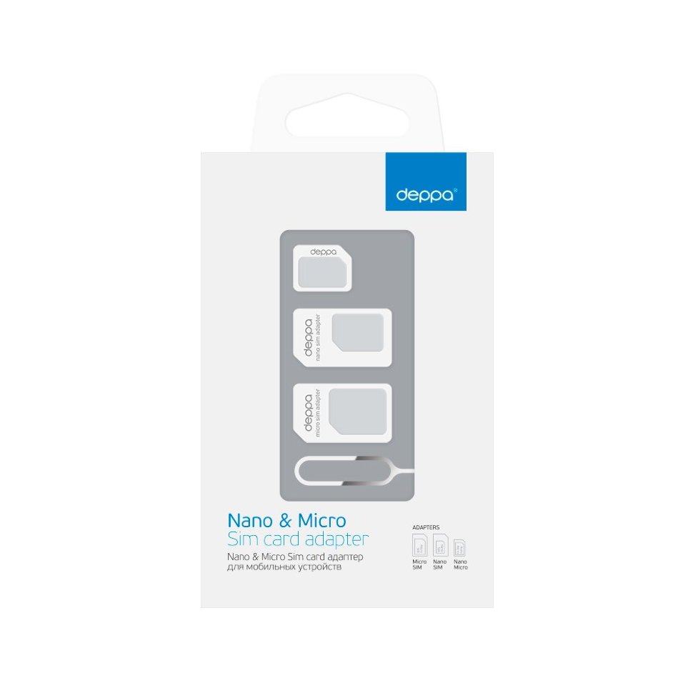 Nano & Micro SIM card адаптер 