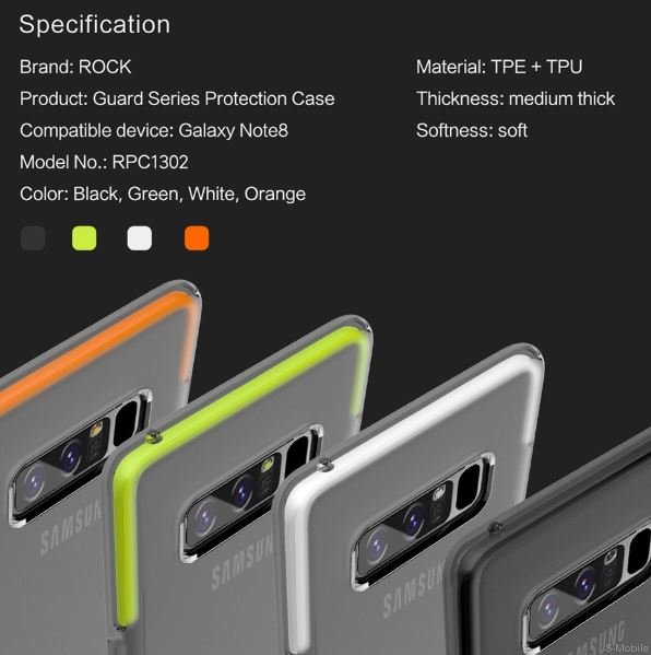 Накладка Rock Guard Series SAMSUNG Galaxy Note 8 