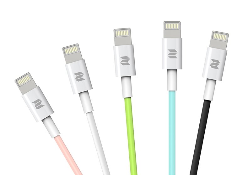 Кабель Usb rock space S01 Charge & Sync round cable Apple devices with lightning 