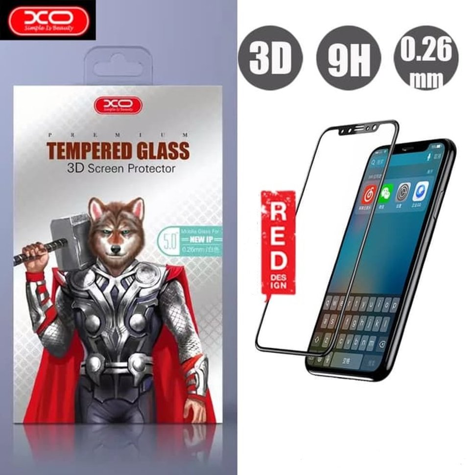 Защитное стекло XO FD5 iPhone X 