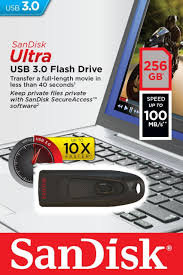 Флэш накопитель USB 3.0 Flash SanDisk Ultra 256 ГБ 