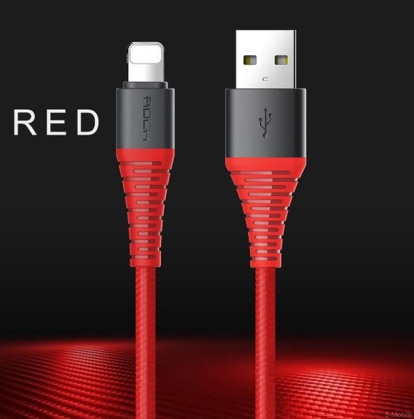 Кабель USB/Type-C Rock Hi-Tensile Type C 3A Charge&Sync Round Cable 2000mm 