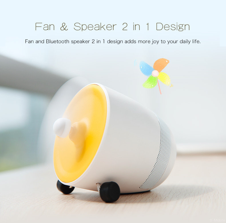 Акустическая система Rock Space Mini Bluetooth Speaker With Fan 