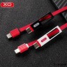 Кабель USB XO NB12 USB to Lightning/ USB to Type-C 3-в-1 