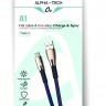 Кабель ALPHA-TECH A1 Charge & Sync USB to Type-C 2.4A 