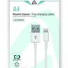 Кабель ALPHA-TECH A4 USB to Lightning 2.4A 