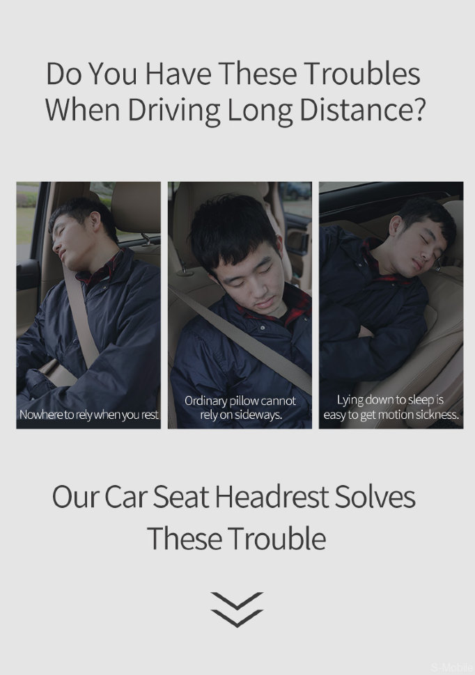 Поддержка для головы на подголовник сиденья Rock Car Seat Headrest 