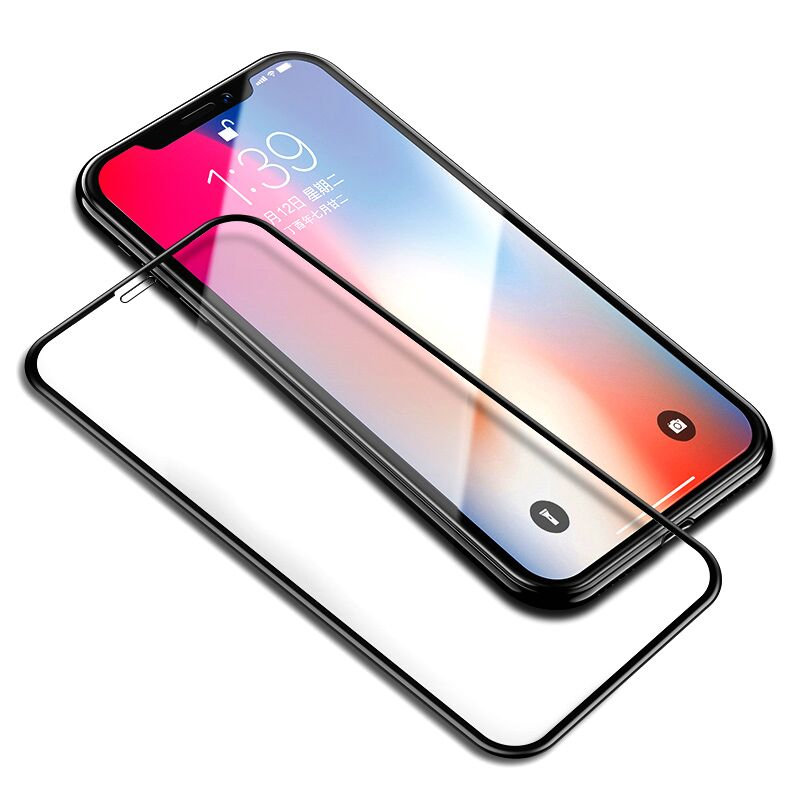 Защитное стекло Rock 4D Curved Tempered Glass iPhone X 0.26 mm  
