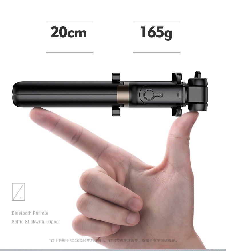 Селфи палка-трипод Rock Bluetooth Remote Selfie Stick with Tripod 