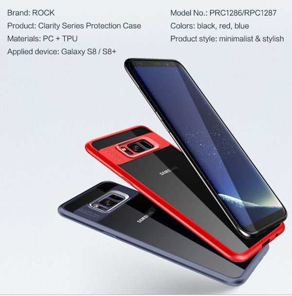 Накладка Rock Clarity Series SAMSUNG Galaxy S8/S8+ Акция ! -74% 