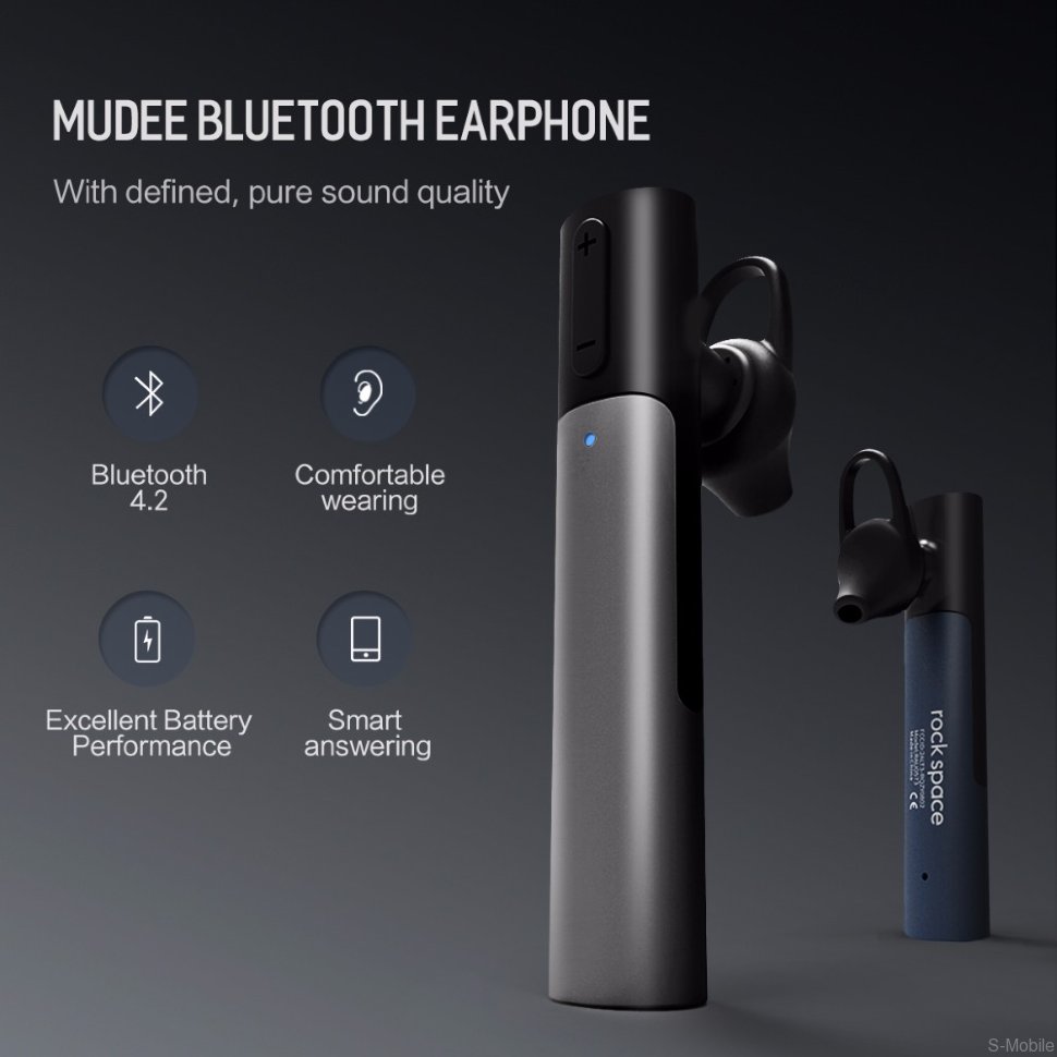 Bluetooth гарнитура rockspace Mudee Bluetooth Earphone RAU0573 